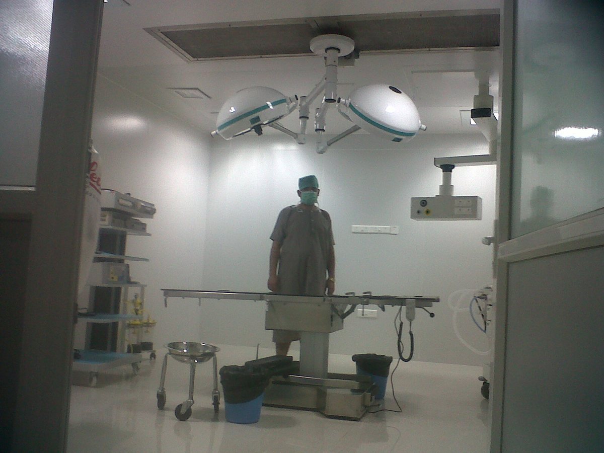 Operating theatre at SRM Hospitals, Ramapuram